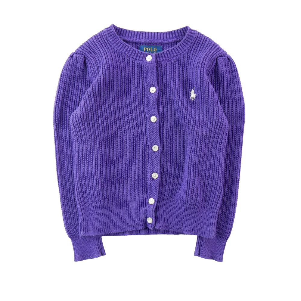Sportswear - Polo Ralph Lauren Gilets Mini-Cable Cotton Cardigan Maille mini-câble Fille Taille 4 ans #QWE7813 - photo 1