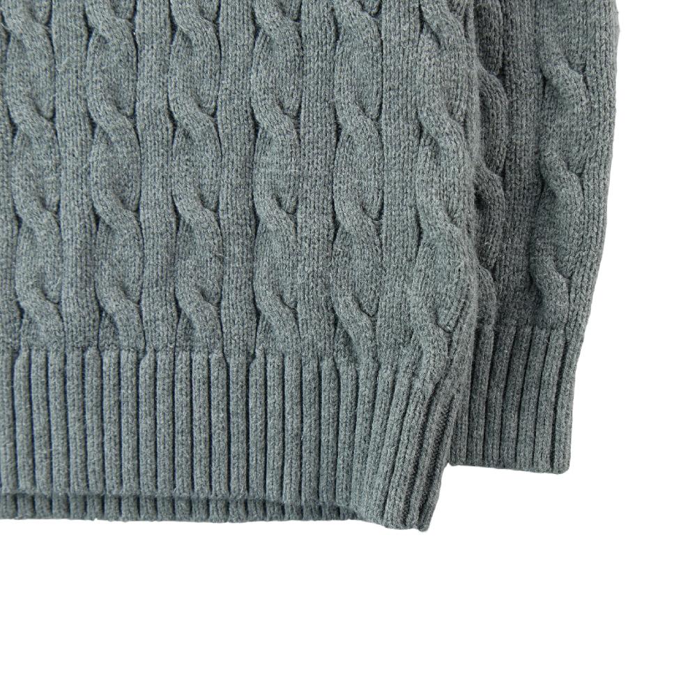 Sportswear - Polo Ralph Lauren Pull Cable-Knit Cotton Sweater Maille torsadée Garçon Taille 4 ans Gris #QWE7754 - photo 3