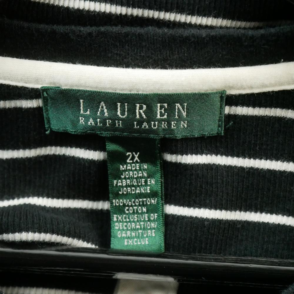 Sportswear - Lauren Ralph Lauren T-shirt manches longues Femme Taille 2XL Noir #QWE1099 - photo 7