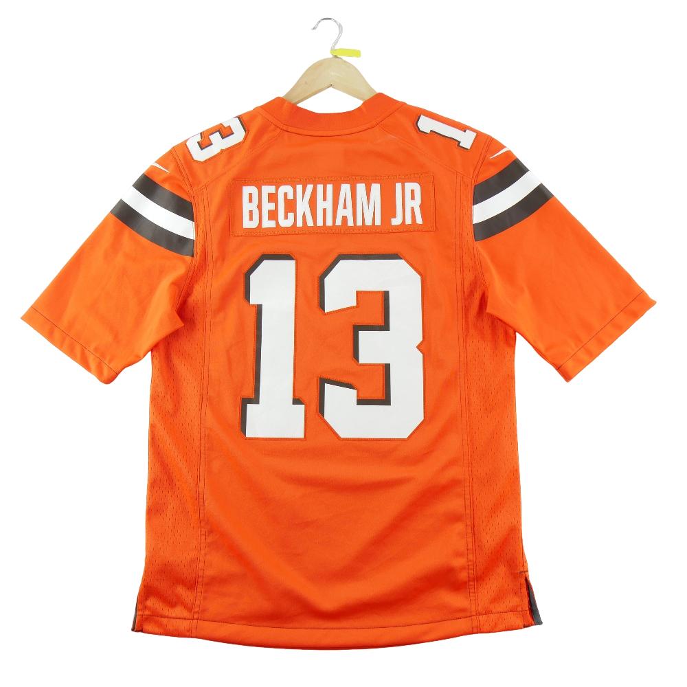 Football Américain - Nike Maillot NFL Cleveland Browns Beckham Jr Vapor Limited Taille M #QWE1766 - photo 2