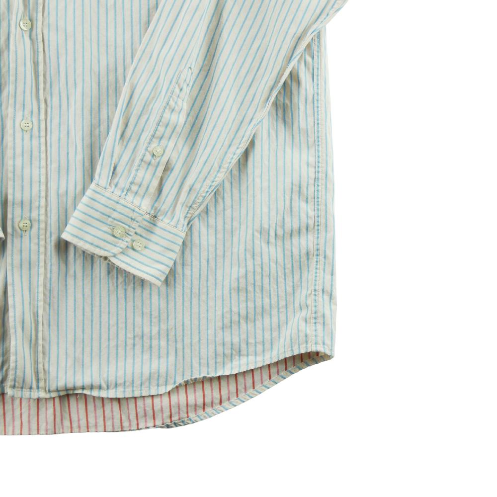 Randonnée / Trek - Lacoste Chemise classique Homme Taille M à rayures Beige - photo 4