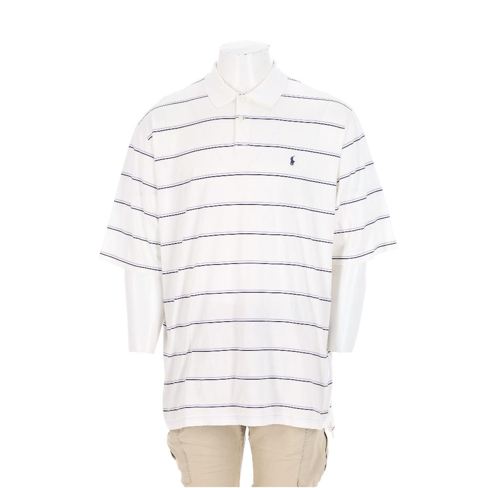 Golf - Polo Ralph Lauren Polo manches courtes Golf Fit Homme Taille XL Blanc #QWE7418 - photo 1