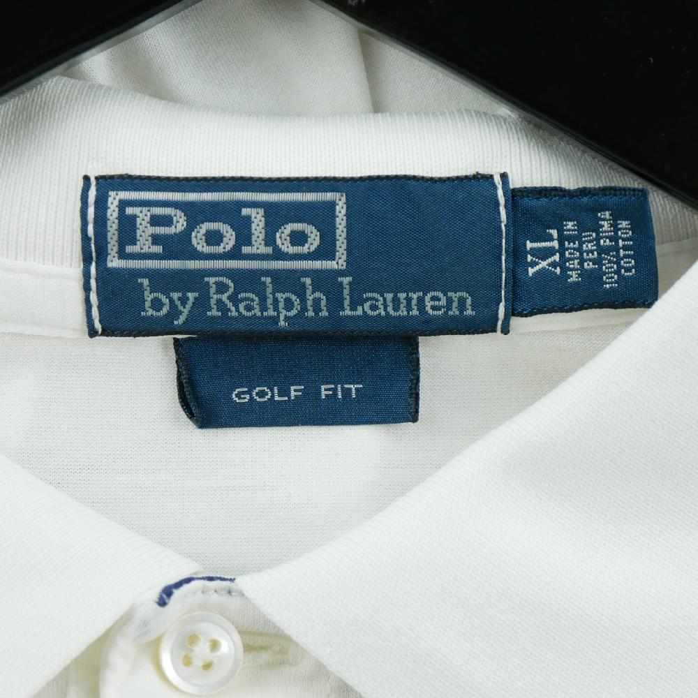 Golf - Polo Ralph Lauren Polo manches courtes Golf Fit Homme Taille XL Blanc #QWE7418 - photo 8