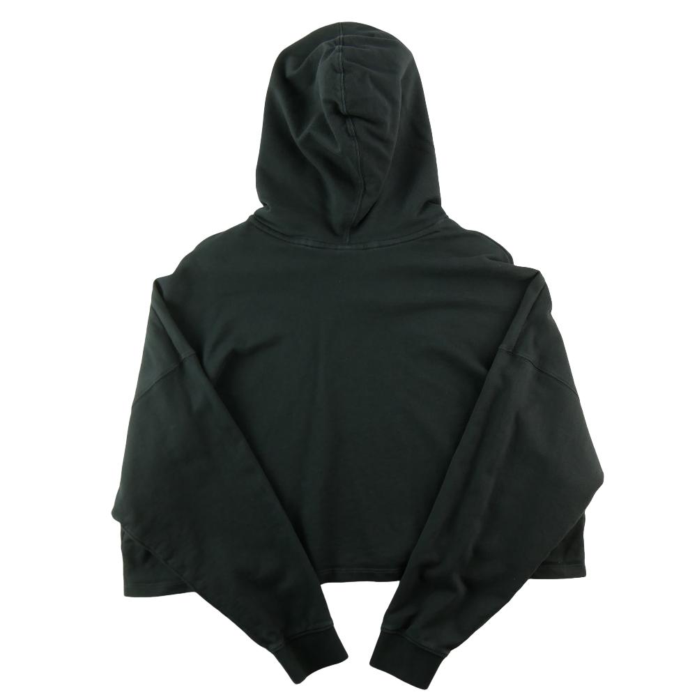 Fitness / Cardio training - Adidas Sweat à capuche Crop Hoodie Femme Taille L Noir #QWE1587 - photo 3