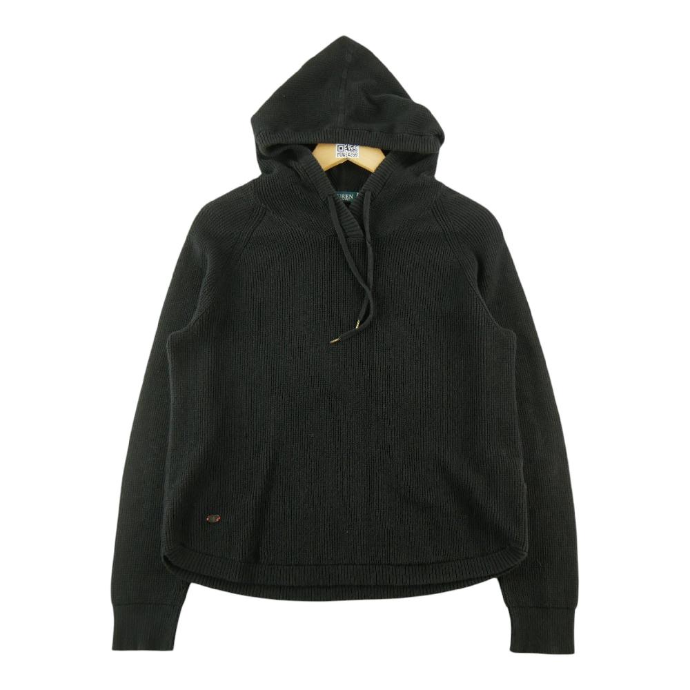 Sportswear - Lauren Ralph Lauren Sweat à capuche Femme Taille L Noir #QWE4269 - photo 1