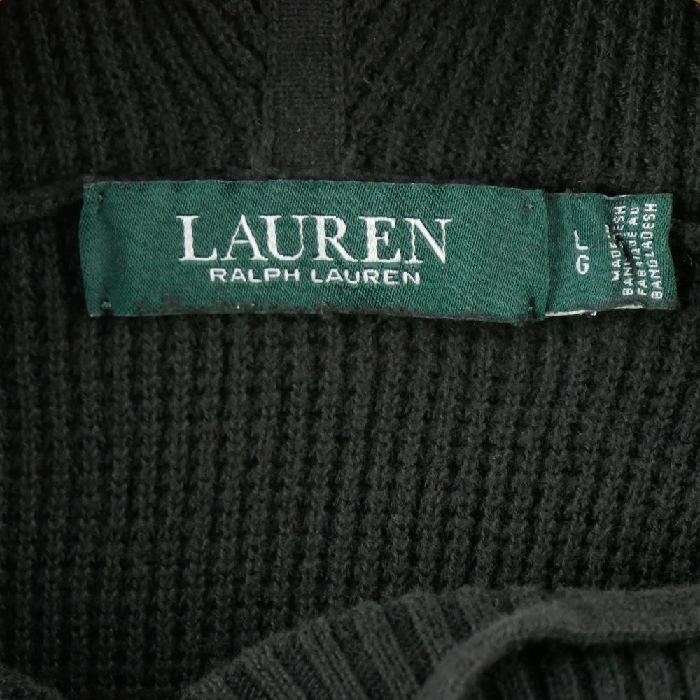 Sportswear - Lauren Ralph Lauren Sweat à capuche Femme Taille L Noir #QWE4269 - photo 5