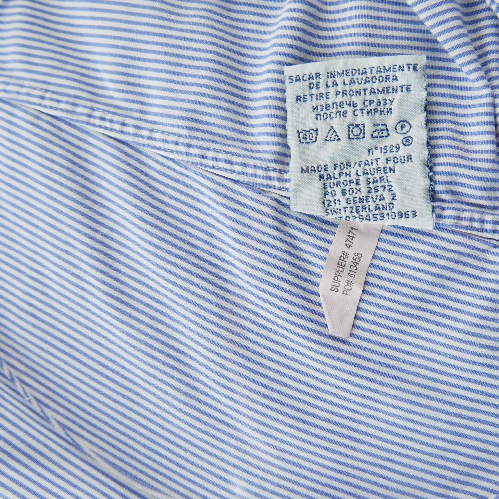 Sportswear - Polo Ralph Lauren Chemise classique Homme Taille M Bleu clair #QWE0356 - photo 8