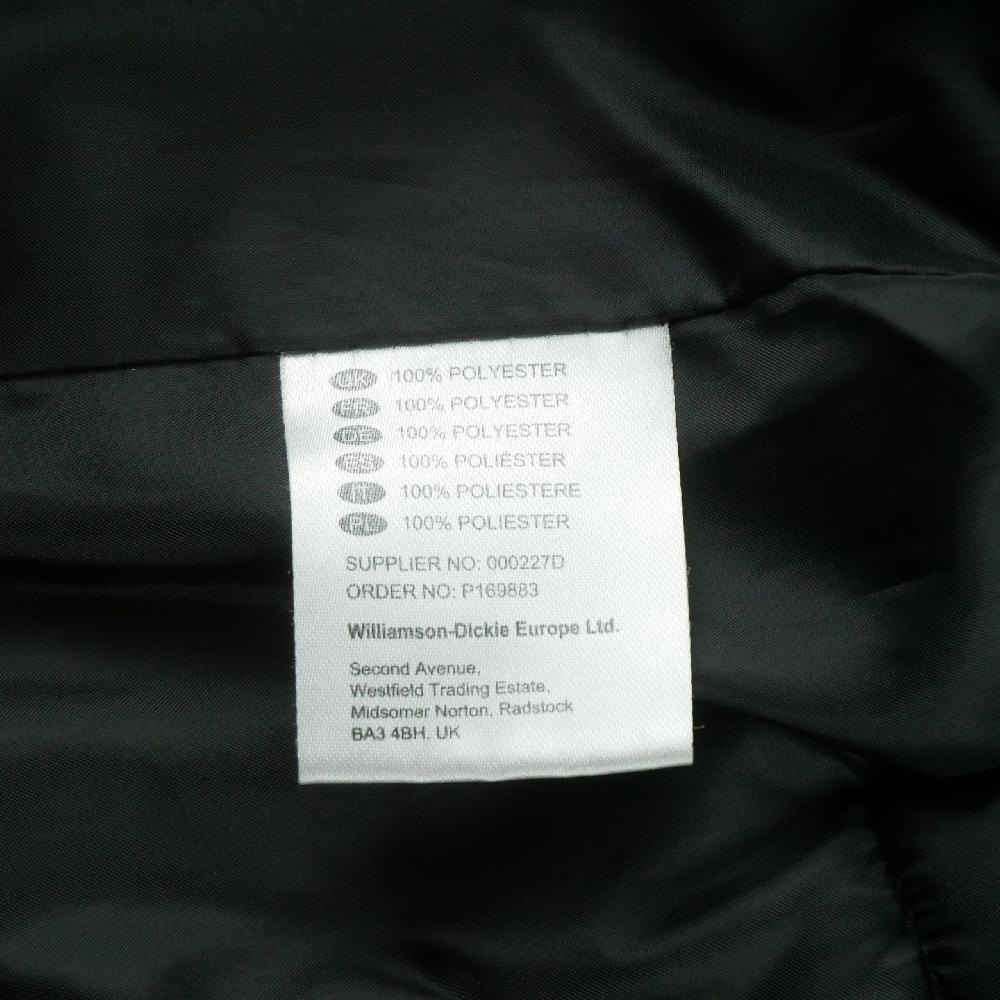 Sportswear - Dickies Doudoune Coupe droite Matelassage losanges Col montant Workwear Homme Taille M Noir - photo 7