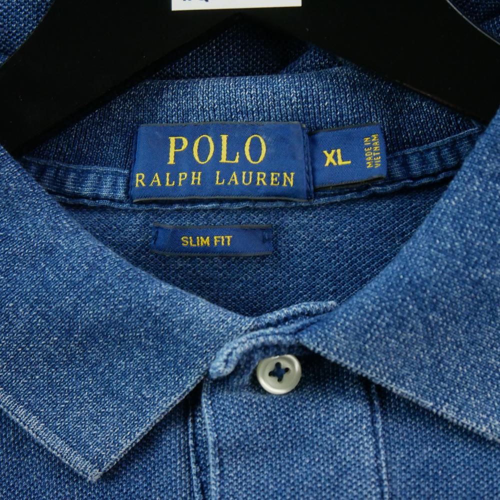 Golf - Polo Ralph Lauren Polo manches courtes Slim Fit Homme Taille XL Bleu #QWE1091 - photo 7