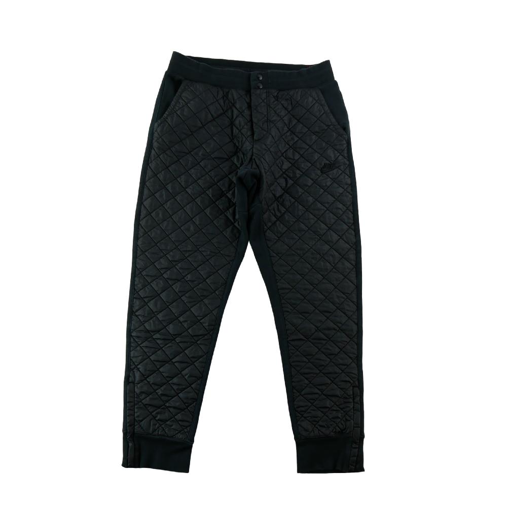 Sportswear - Nike Jogging V442 Fleece Cuffed Winterized Quilted Matelassé Hybrid Homme Taille L Noir #QWE4310 - photo 1