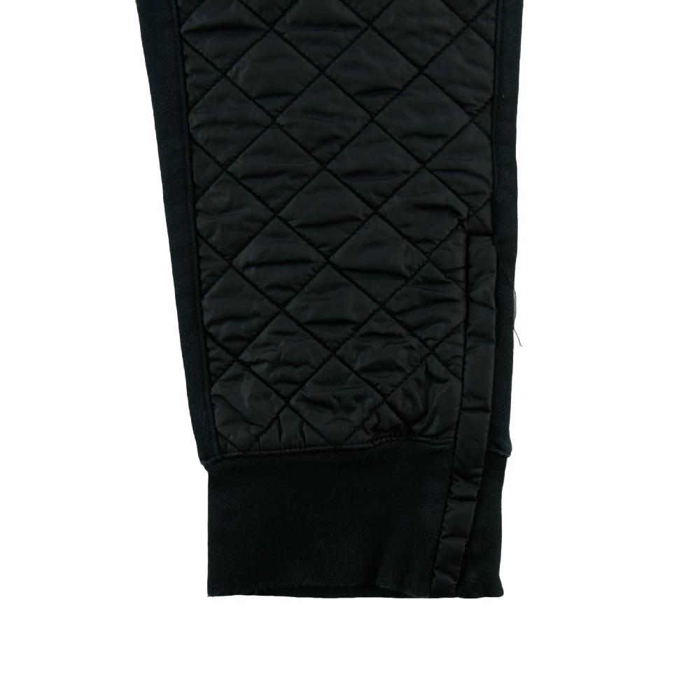 Sportswear - Nike Jogging V442 Fleece Cuffed Winterized Quilted Matelassé Hybrid Homme Taille L Noir #QWE4310 - photo 4