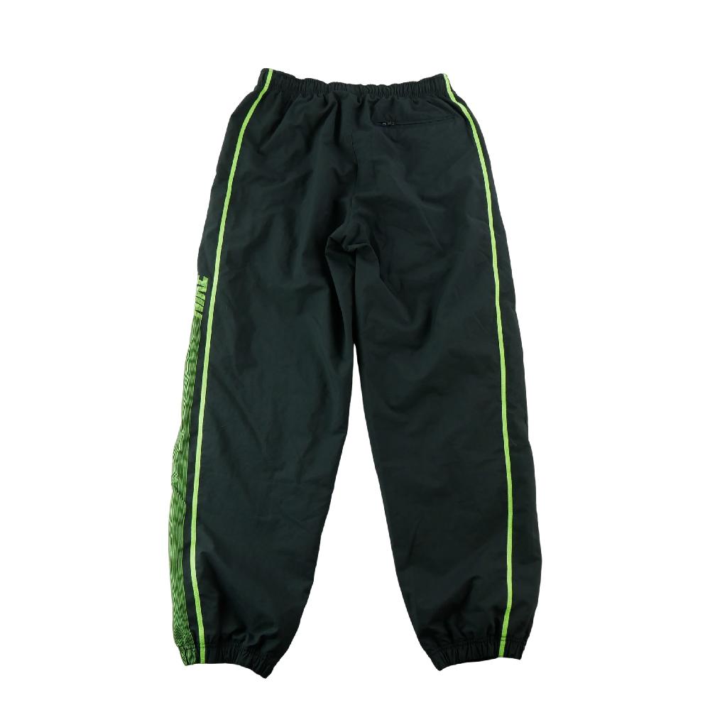Sportswear - Nike Jogging Track Pants Nylon Look Mesh Lining Side Stripe Neon Green Retro Homme Taille L #QWE3467 - photo 2