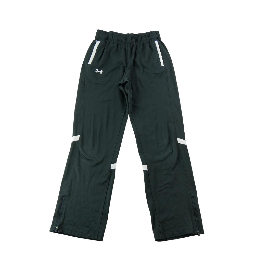 Fitness / Cardio training - Under Armour Jogging Loose Fit Bas Zippés Poches Zippées Piping Blanc Homme Taille S Noir #QWE0832 - photo 1