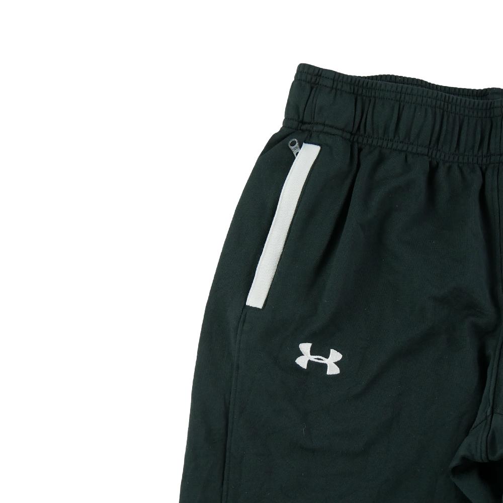Fitness / Cardio training - Under Armour Jogging Loose Fit Bas Zippés Poches Zippées Piping Blanc Homme Taille S Noir #QWE0832 - photo 3