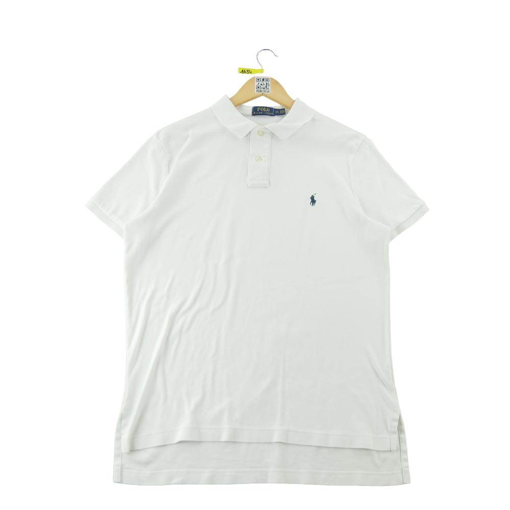 Golf - Polo Ralph Lauren Polo manches courtes Classic Fit Mesh Pony Homme Taille L Blanc #QWE1039 - photo 2