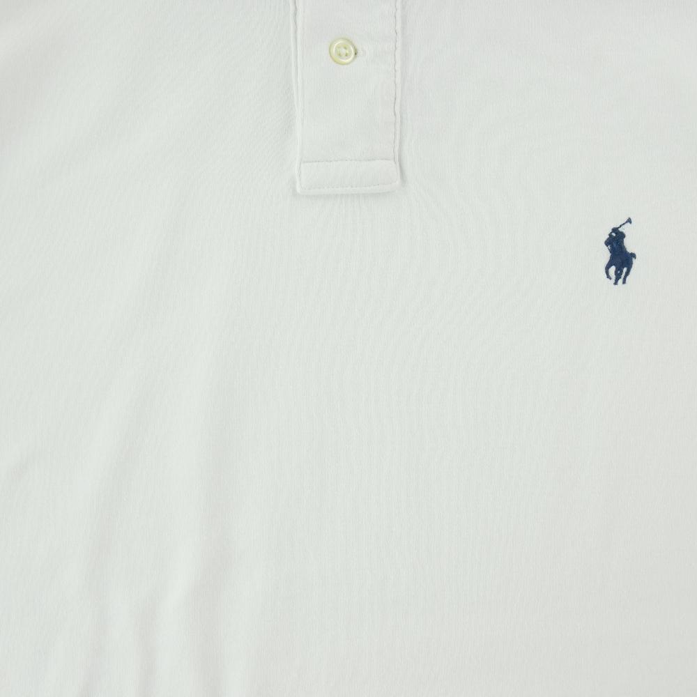 Golf - Polo Ralph Lauren Polo manches courtes Classic Fit Mesh Pony Homme Taille L Blanc #QWE1039 - photo 4