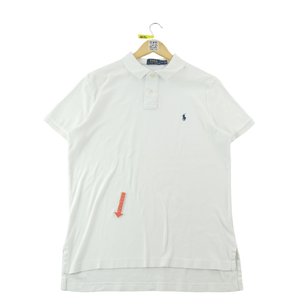 Golf - Polo Ralph Lauren Polo manches courtes Classic Fit Mesh Pony Homme Taille L Blanc #QWE1039 - photo 6