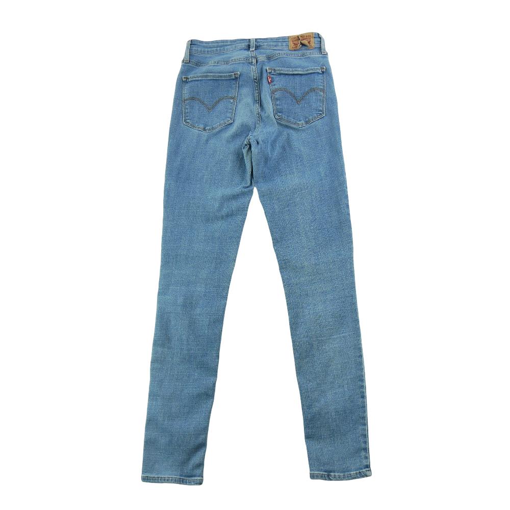 Sportswear - Levi Strauss Jean Levis 721 High Rise Skinny Taille W27/L30 Femme Bleu #QWE0067 - photo 2