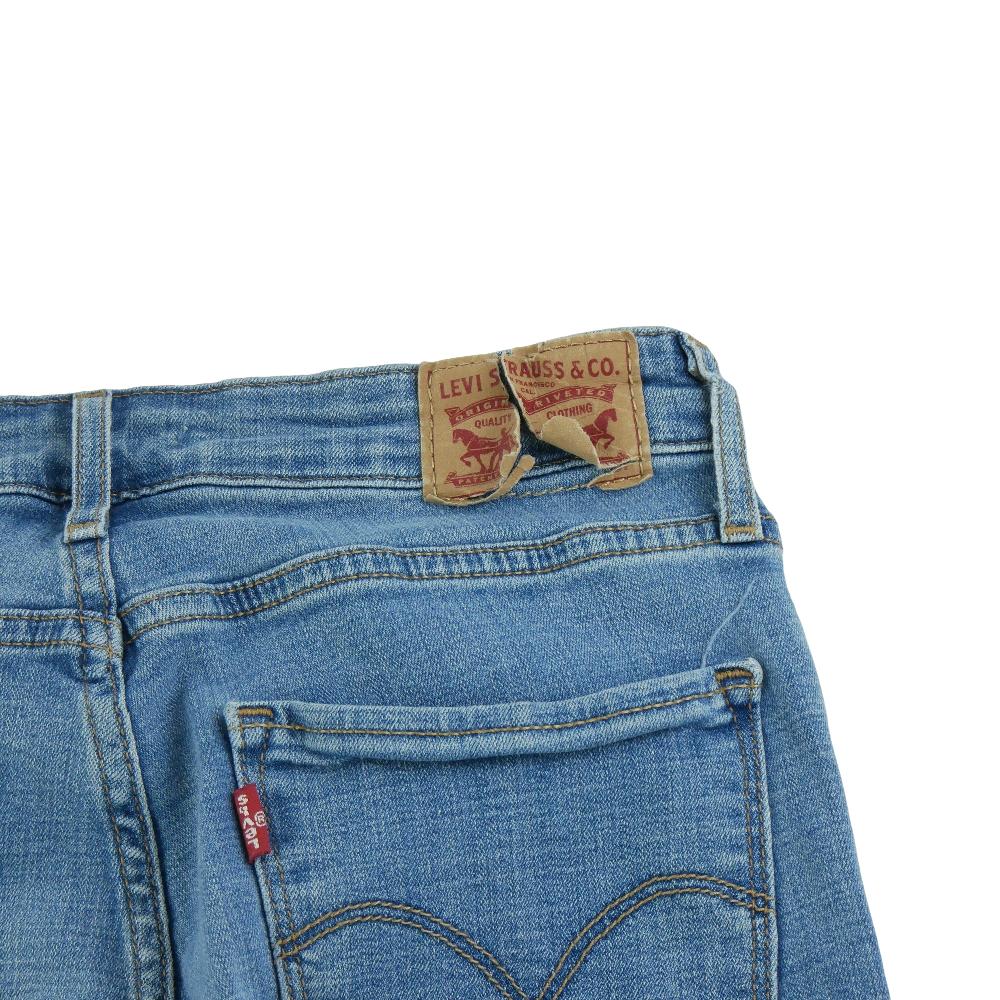 Sportswear - Levi Strauss Jean Levis 721 High Rise Skinny Taille W27/L30 Femme Bleu #QWE0067 - photo 6