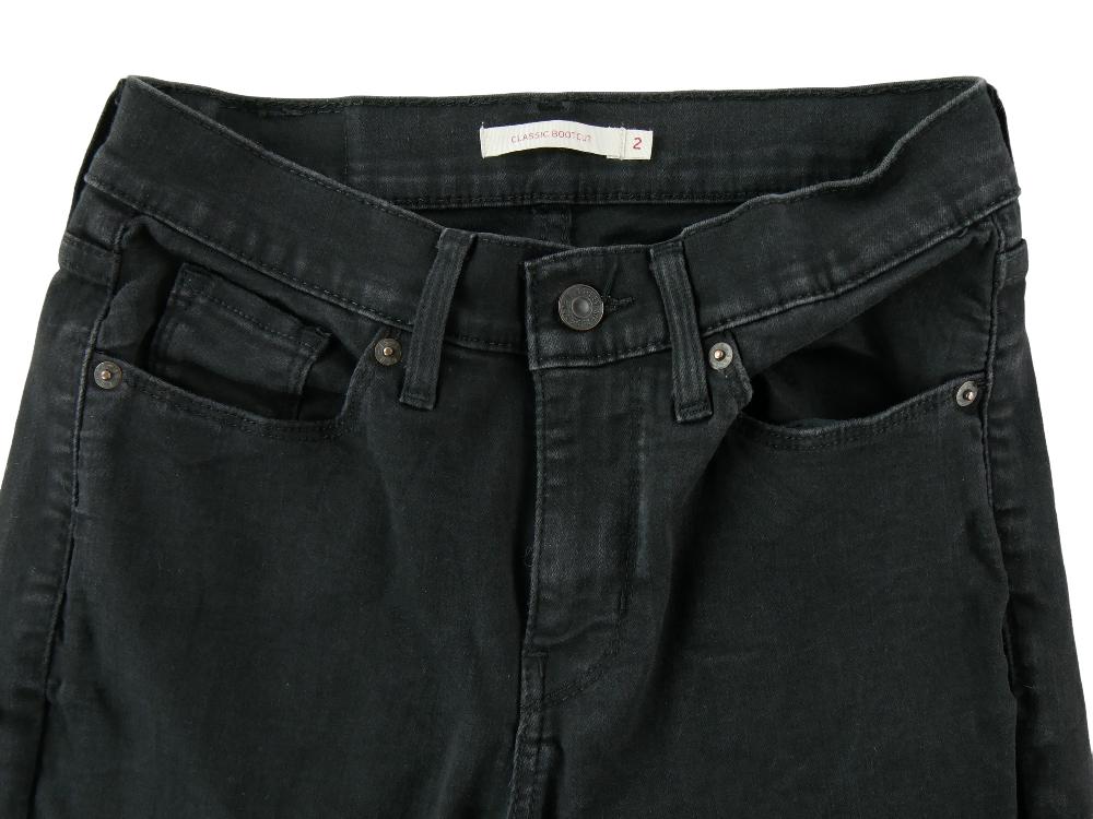 Sportswear - Levi Strauss Jean Levis Classic Bootcut Taille W26/L30 Femme Noir #QWE0688 - photo 3