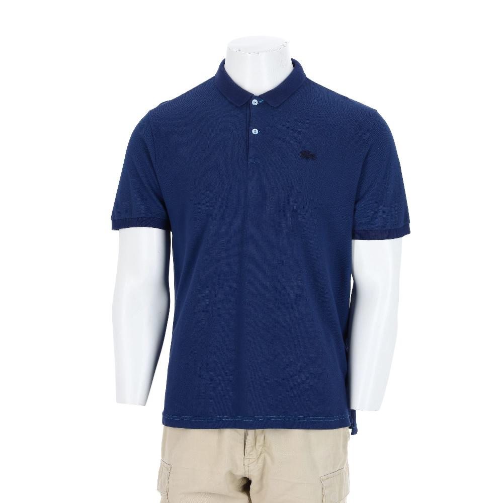 Tennis - Lacoste Polo manches courtes Homme Taille L Marine #QWE3886 - photo 1