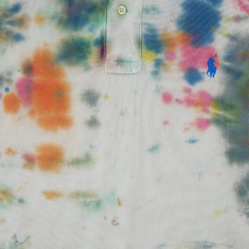 Golf - Polo Ralph Lauren Polo manches courtes Classic Fit Tie-Dye Mesh Col côtelé Homme Taille M #QWE2096 - photo 4