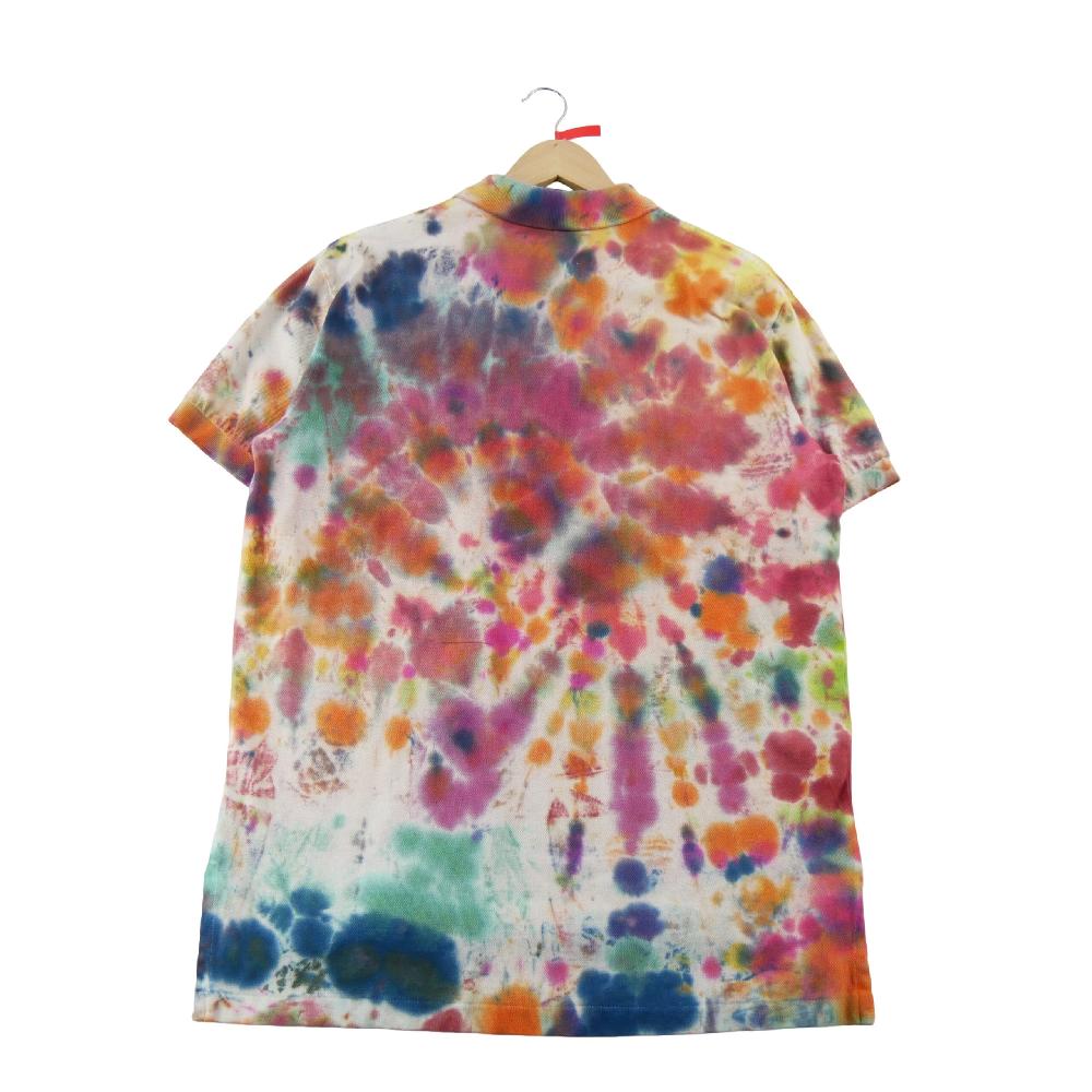 Golf - Ralph Lauren Polo manches courtes Tie-Dye-Motif Polo Shirt Poney brodé Homme Taille L #QWE2429 - photo 3