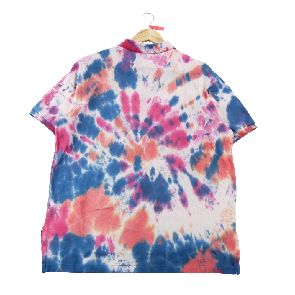 Golf - Polo Ralph Lauren Polo manches courtes Custom Fit Tie-Dye Maille piquée Homme Taille L #QWE2041 - photo 3