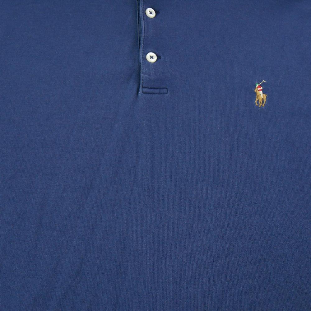 Golf - Polo Ralph Lauren Polo manches courtes Classic Fit Soft Cotton Homme Taille XL Bleu, Marine #QWE1810 - photo 5