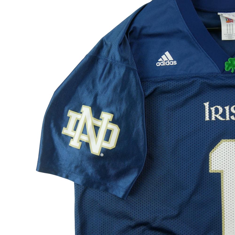 Football Américain - Adidas Maillot NCAA Notre Dame Fighting Irish Y2K 2001–2004 Taille XL #QWE3601 - photo 5