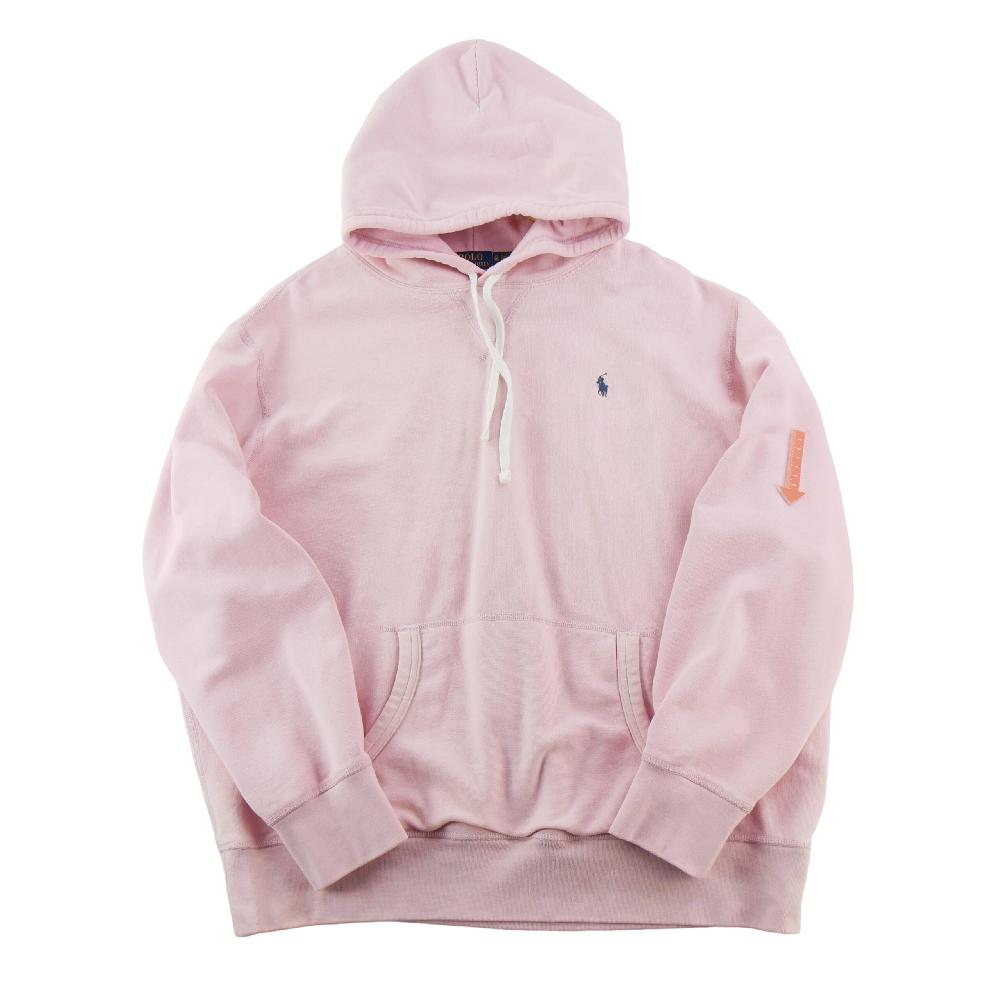 Sportswear - Polo Ralph Lauren Sweat à capuche RL Fleece Hoodie Poney Polo brodé Homme Taille XL Rose #QWE1294 - photo 5