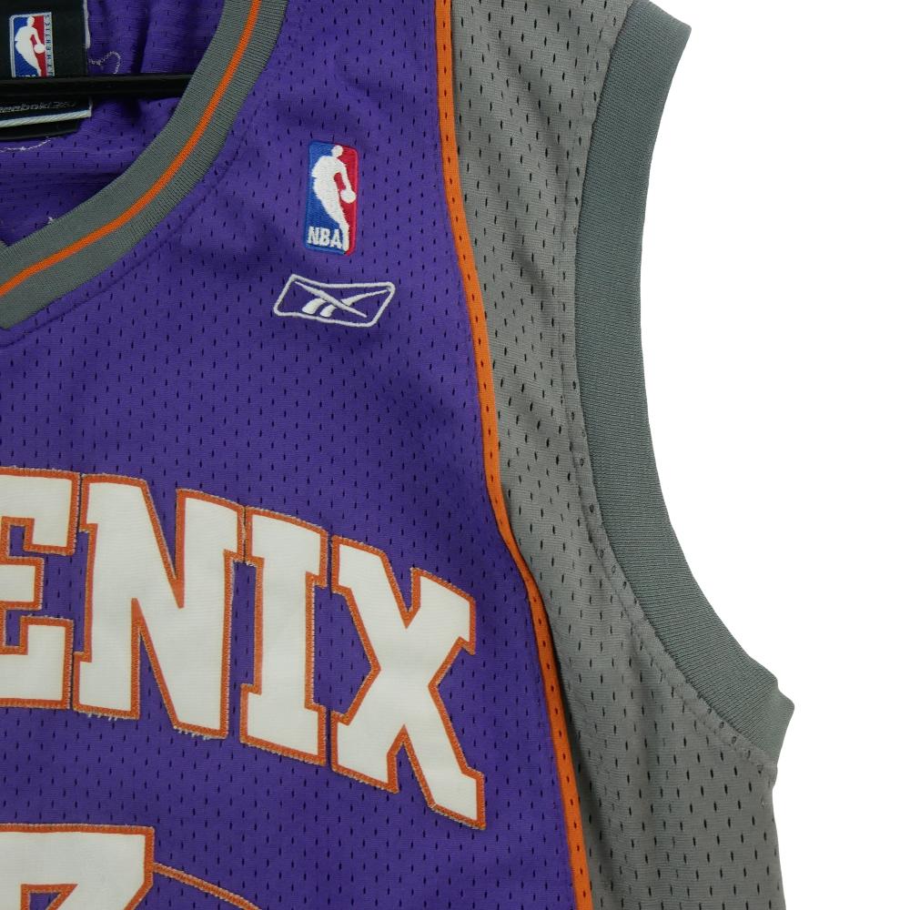 Basket-ball - Reebok Maillot NBA Phoenix Suns Steve Nash 13 Vintage Y2K brodé Taille XL #QWE1089 - photo 5
