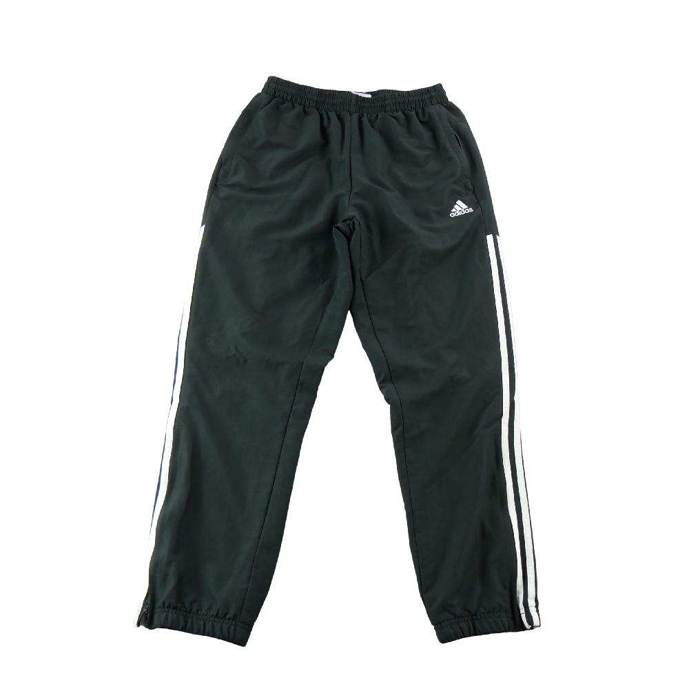 Fitness / Cardio training - Adidas Jogging Woven Relaxed Tapered Fit 3-Stripes Bas Zippés Doublé Homme Taille M Noir #QWE3874 - photo 1