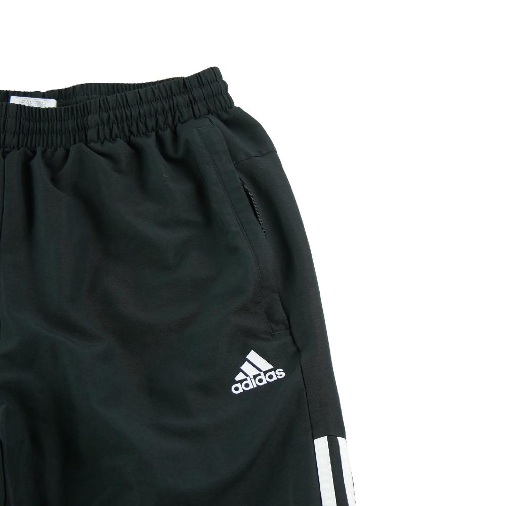 Fitness / Cardio training - Adidas Jogging Woven Relaxed Tapered Fit 3-Stripes Bas Zippés Doublé Homme Taille M Noir #QWE3874 - photo 3