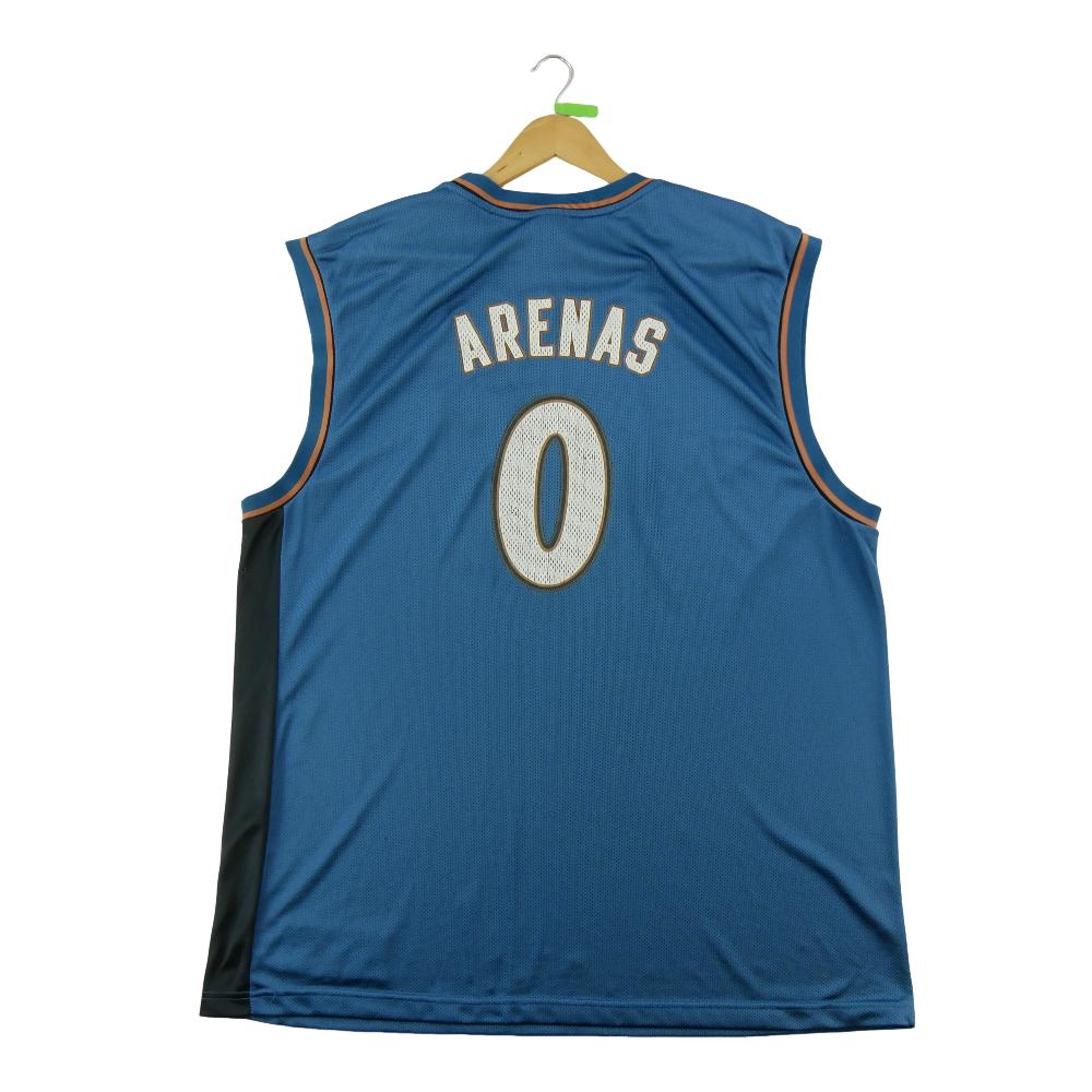 Basket-ball - Reebok Maillot NBA Washington Wizards Gilbert Arenas 0 Away Swingman Y2K Vintage Taille XL #QWE4218 - photo 2