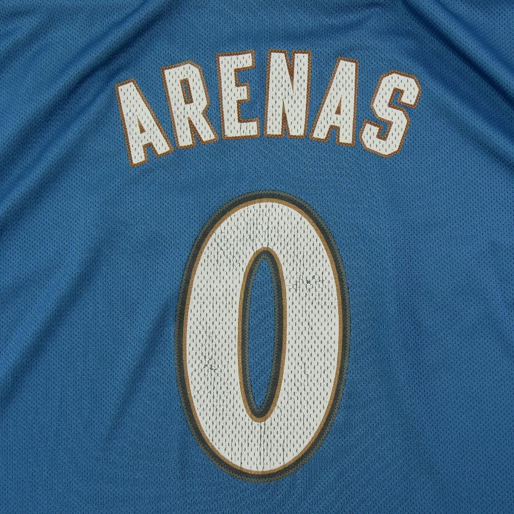 Basket-ball - Reebok Maillot NBA Washington Wizards Gilbert Arenas 0 Away Swingman Y2K Vintage Taille XL #QWE4218 - photo 4