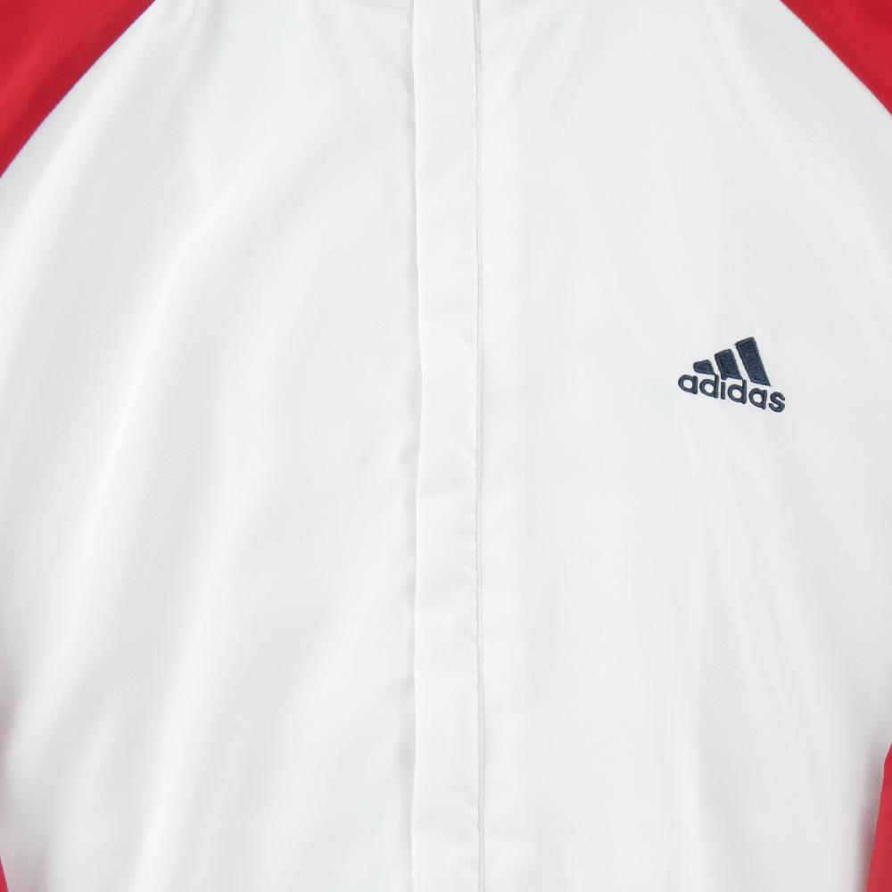 Fitness / Cardio training - Adidas Veste ClimaLite Colorblock rouge blanc Doublure mesh Y2K Homme Taille M #QWE0138 - photo 4
