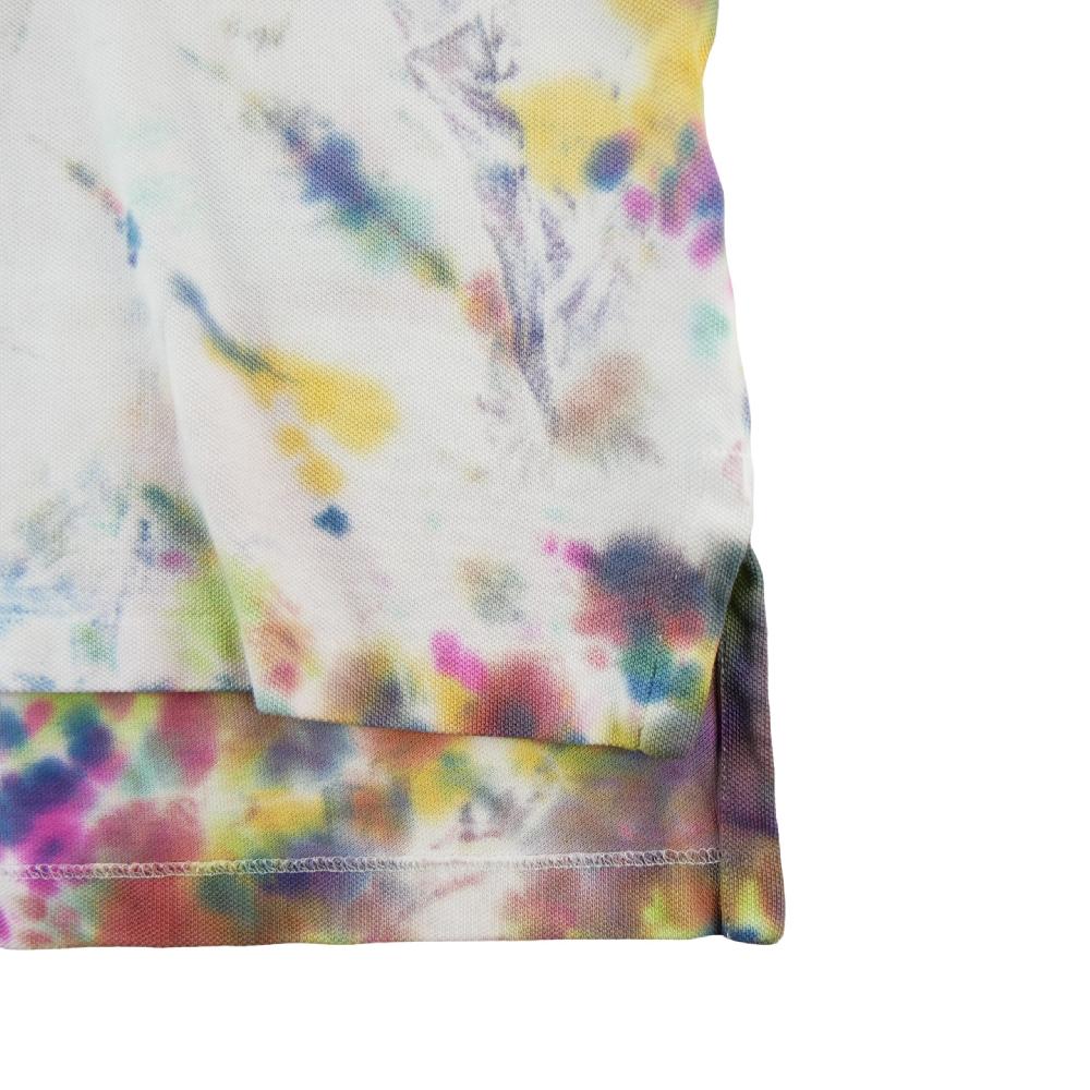 Golf - Polo Ralph Lauren Polo manches courtes Tie Dye Pony brodé Homme Taille XL Blanc #QWE2297 - photo 5