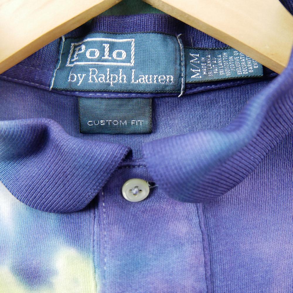 Golf - Polo Ralph Lauren Polo manches courtes Custom Fit tie and dye Pony brodé Homme Taille M #QWE2415 - photo 6