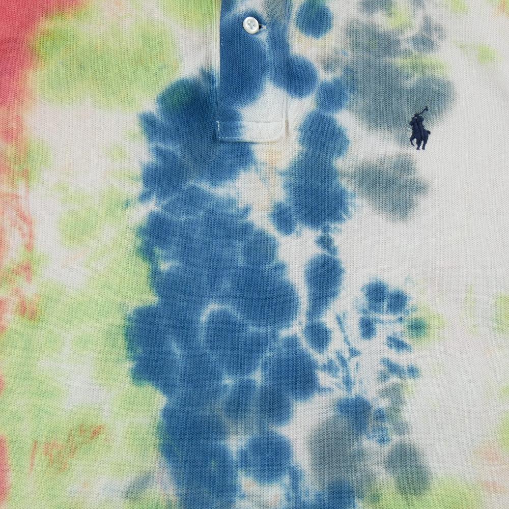 Golf - Polo Ralph Lauren Polo manches courtes Classic Fit Tie-Dye Mesh Pony brodé Homme Taille L #QWE2185 - photo 4