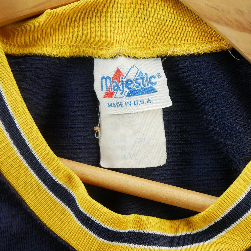 Basket-ball - Majestic Maillot NCAA Michigan 1996–1999 Robert Traylor 54 Made in USA Taille 2XL #QWE4051 - photo 6
