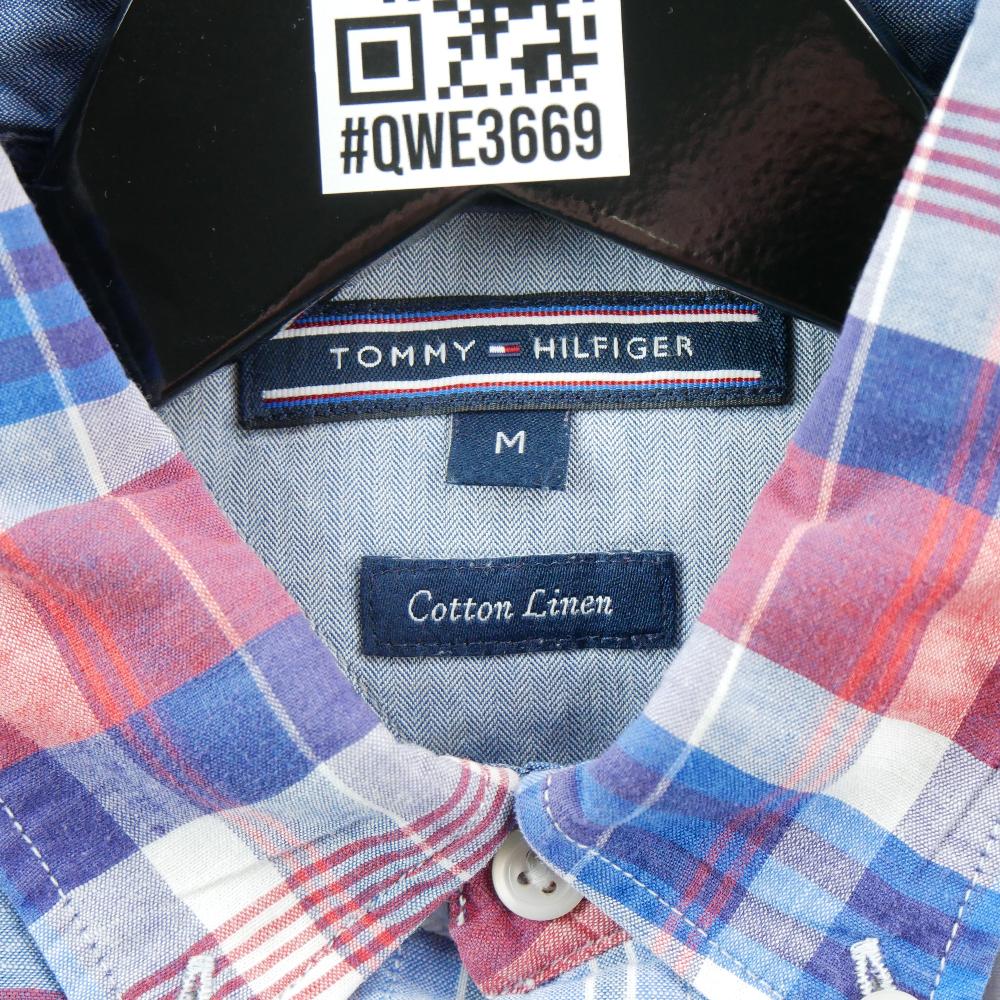 Sportswear - Tommy Hilfiger Chemise classique Homme Taille M à rayures Bleu #QWE3669 - photo 5