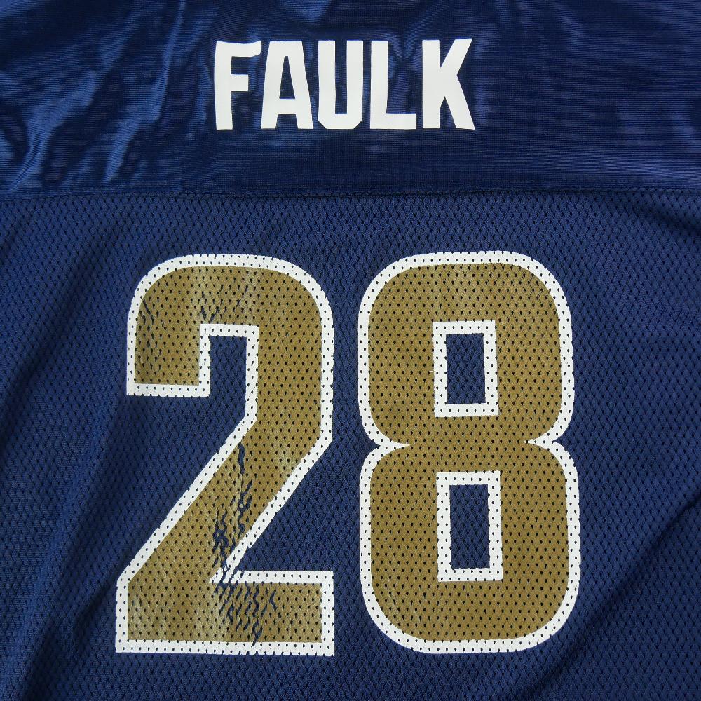 Football Américain - Reebok Maillot NFL Saint-Louis Rams Marshall Faulk 28 Y2K Home Jersey Taille S #QWE0405 - photo 5