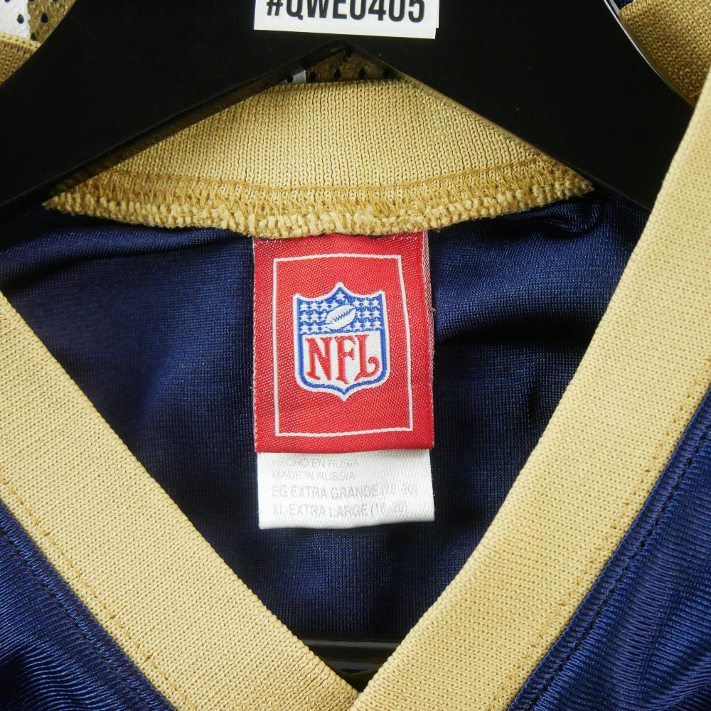 Football Américain - Reebok Maillot NFL Saint-Louis Rams Marshall Faulk 28 Y2K Home Jersey Taille S #QWE0405 - photo 7