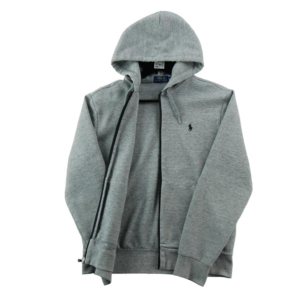 Sportswear - Polo Ralph Lauren Sweat à capuche Modern Slim Poney brodé Homme Taille M Gris #QWE0157 - photo 3