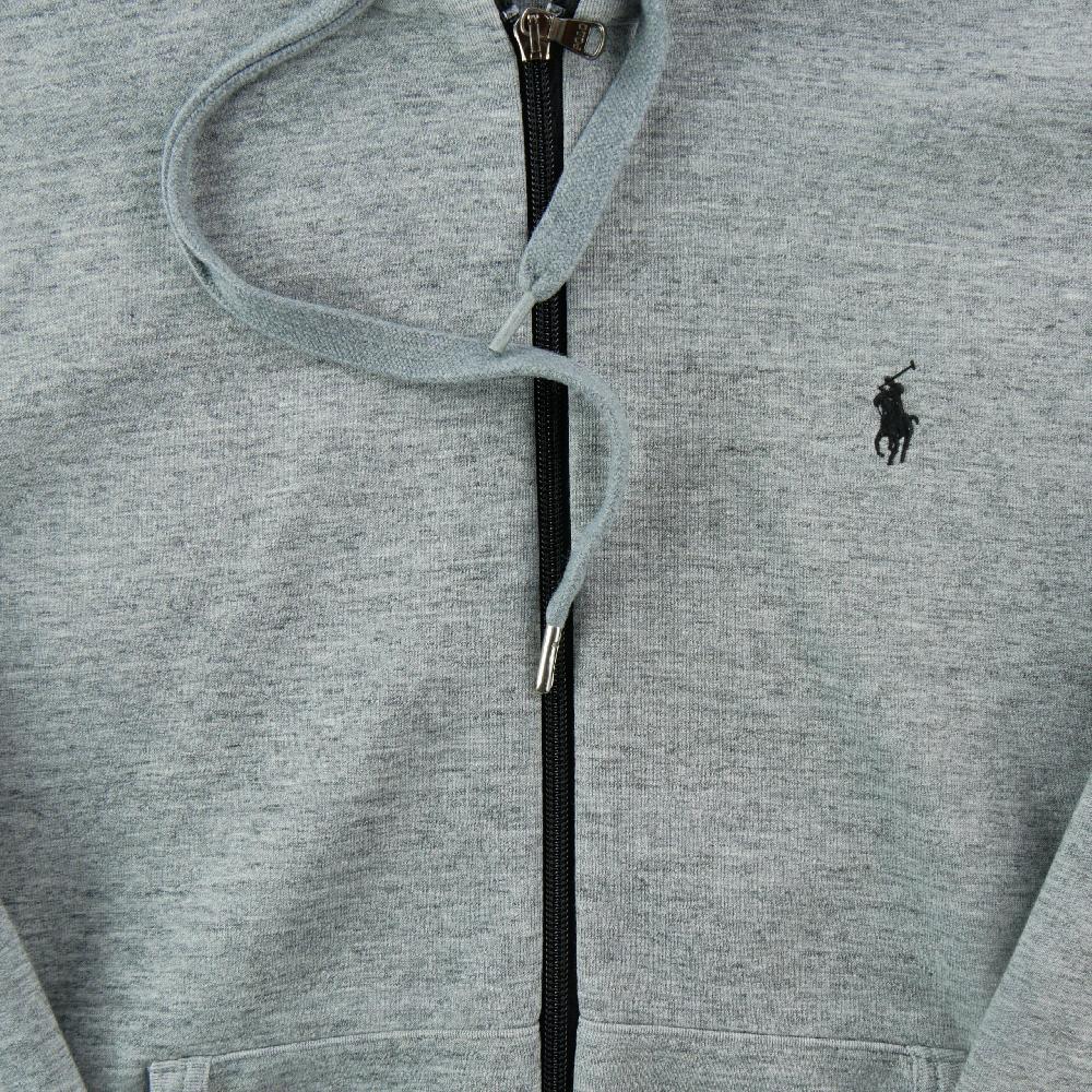 Sportswear - Polo Ralph Lauren Sweat à capuche Modern Slim Poney brodé Homme Taille M Gris #QWE0157 - photo 5