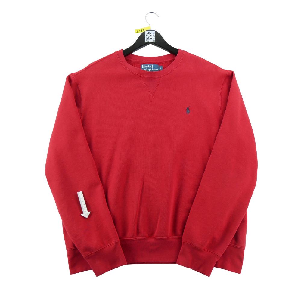 Sportswear - Polo Ralph Lauren Sweat Pony brodé Col rond Molleton coton viscose Homme Taille L Rouge #QWE1188 - photo 5