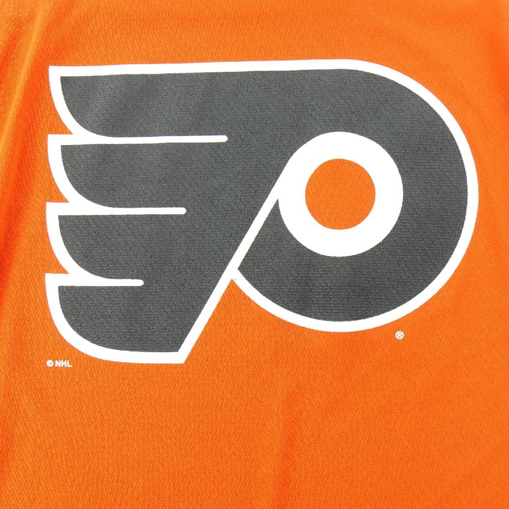 Hockey sur glace - Logo 7 Maillot NHL Philadelphie Flyers Y2K John LeClair #10 Made in USA Vintage Taille L #QWE3294 - photo 4