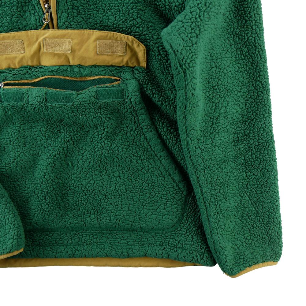 Sportswear - The North Face Pull polaire Campshire Pullover Hoodie Polaire sherpa Homme Taille S Vert #QWE0887 - photo 5