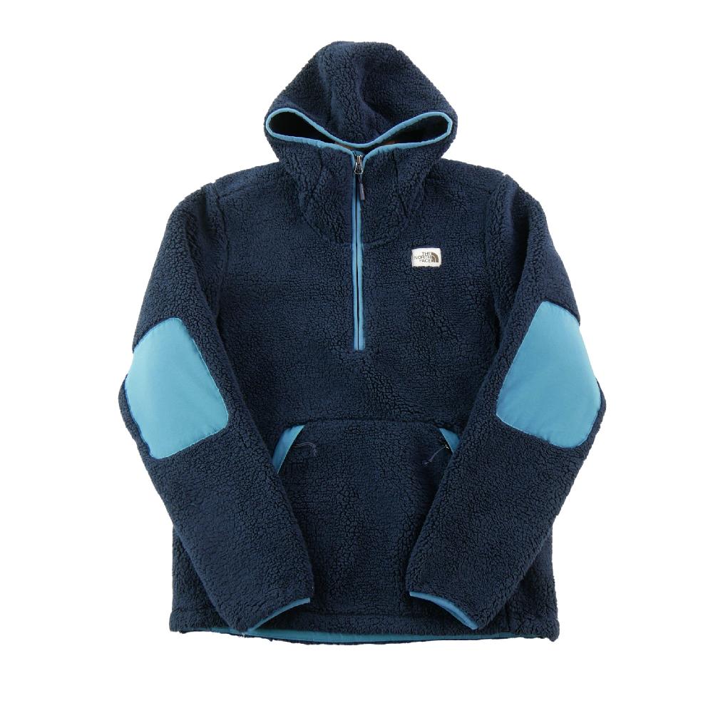 Sportswear - The North Face Pull polaire Campshire Pullover Hoodie Polaire sherpa Homme Taille S Marine #QWE3935 - photo 3